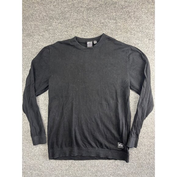 Picture Organic Clothing Wool Blend Sweater Men's XL Black Long Sleeve Pullover - Picture 1 of 8